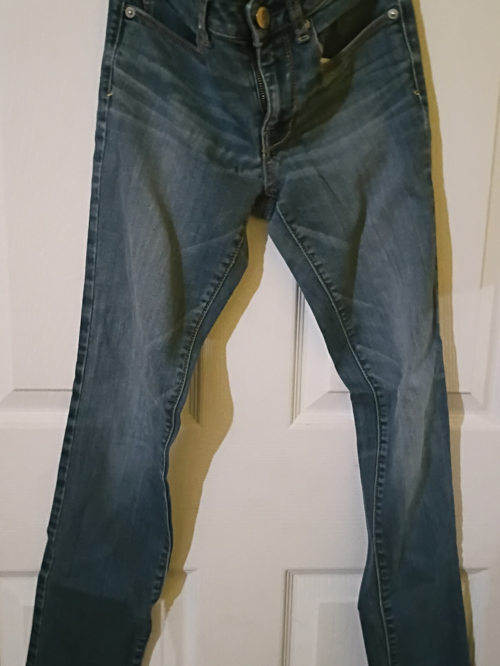 American Eagle Outfitters Skinny Jeans in Faded Blue